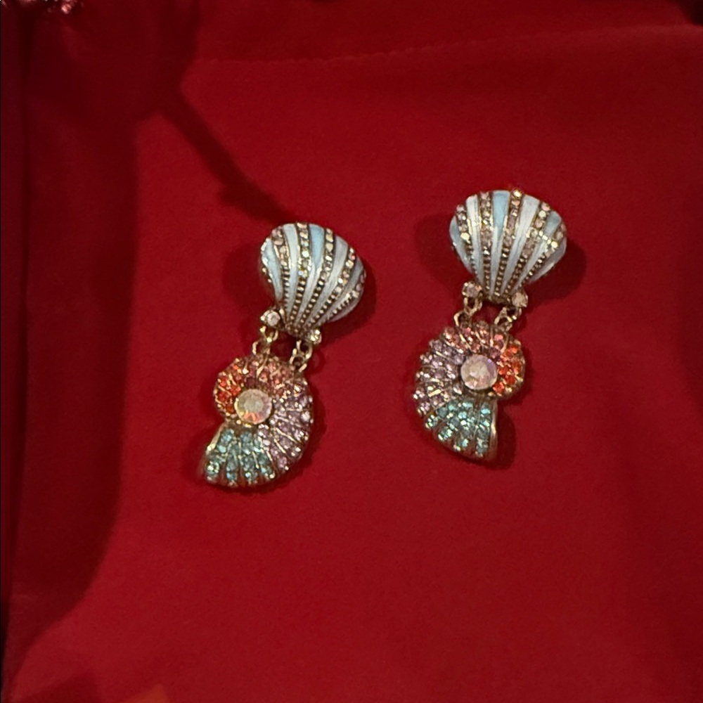 Multicolor Shell Drop Earrings - Women Jewelry